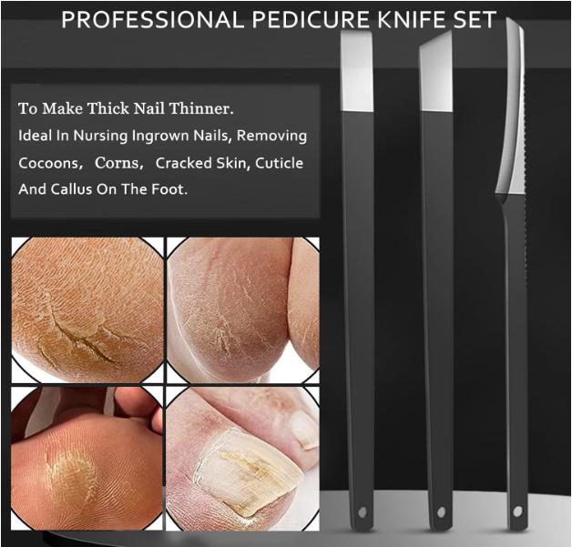 Ingrown Toenail Clipper Nail Cutter Pedicure Knife Thick Nail Clipper Senior Callus Remover Tools Men Women Manicure Nail Care