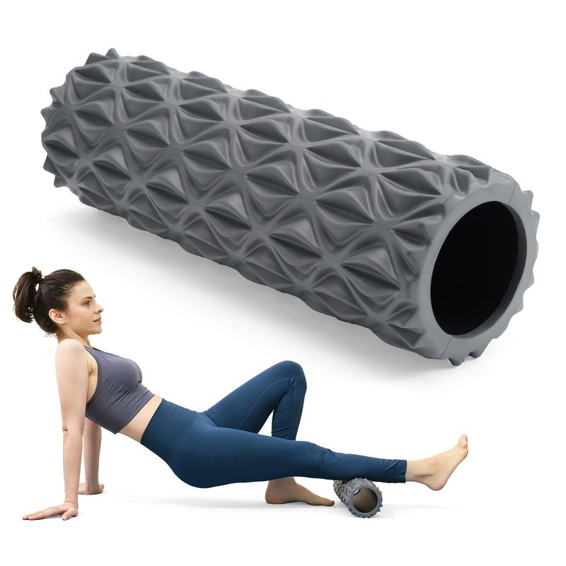 Foam Roller, 15 inch Deep Tissue Massager for Muscle Massage, Myofascial Trigger Point Release, Exercise, Yoga, Pilates