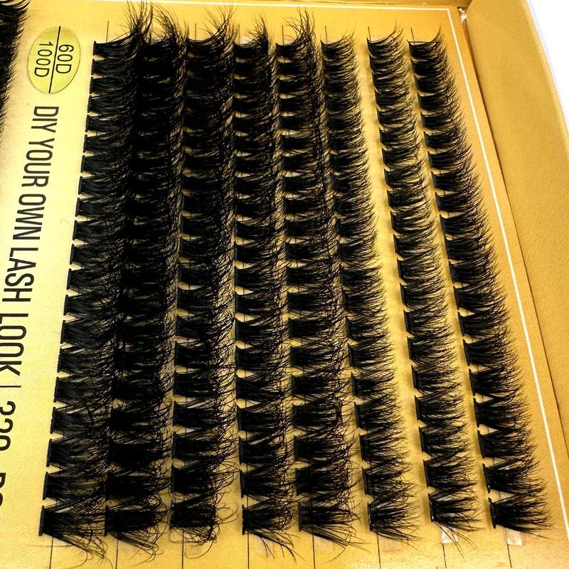 D Curl Mixed Size Individual Eyelash, 1 Set Natural Look Lash Clusters Eyelash Extensions, Self Grafting Eyelash Clusters, False Eyelashes Clusters, Summer Gift, Fall Gift, Boyfriend Gift, Christmas Gift