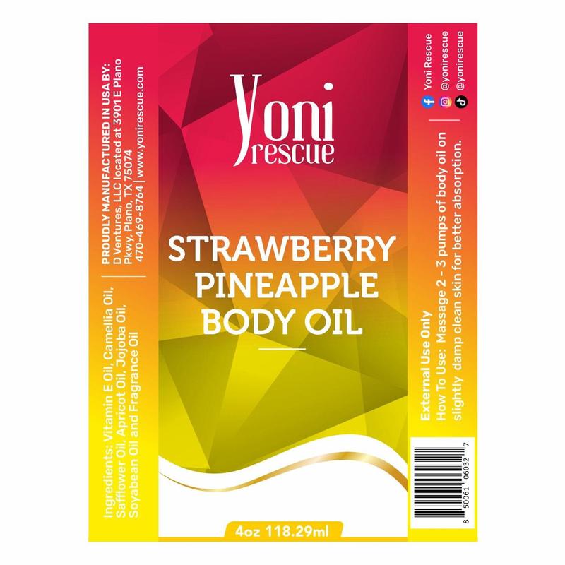 Strawberry Pineapple 2 pc set - Body Oil + Eu De Parfum