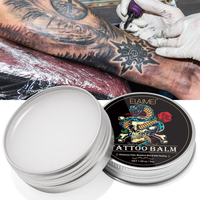 Tattoo Care Balm, 2 Boxes Tattoo Brightener & Moisturizing Ointment, Refresh Old Tattoo, Body Care Product for Men & Women