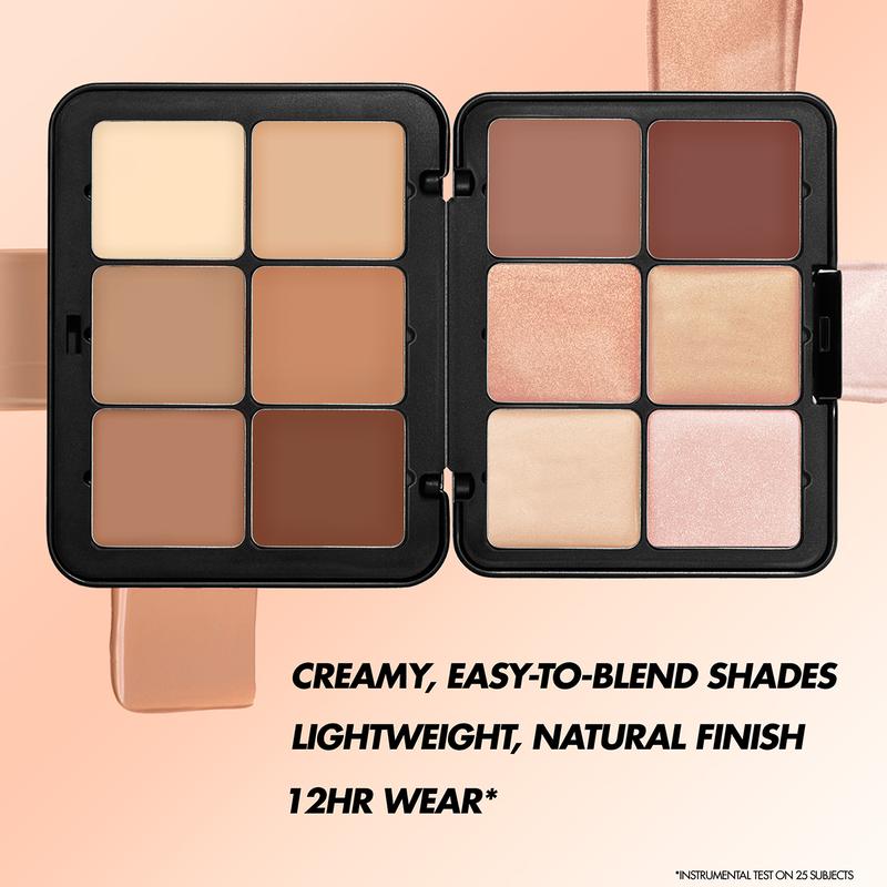 HD Skin Sculpting Palette - Cream Contour & Highlight Palette