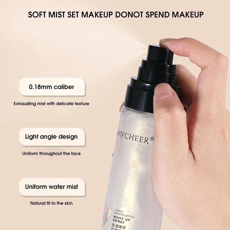 100ml Long-lasting Makeup Setting Spray, Oil Control Moisturizing Makeup Spray, Makeup Fixer Spray, Portable Mist Spray