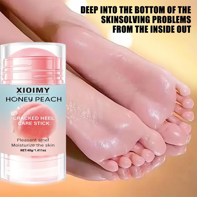 40g Peach Extract Foot Care Stick, Deep Moisturizing Foot Skin Care Stick, Foot Skin Care Product for Women & Men