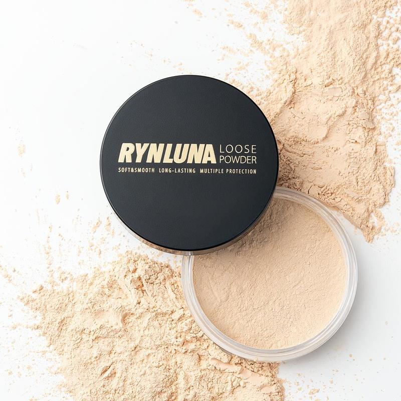 Powder Foundation, Waterproof Loose Powder, Long-wearing Oil Control Face Makeup Powder-foundation