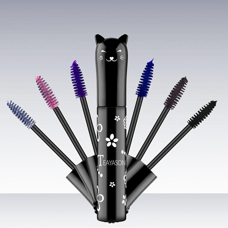 Water Proof Colored Mascara, Tinted Curling Eyelash Extensions Volume Building Mascara, Volumizing Styling Defining Mascara for Daily Makeup, Professional Eye Enhancement Makeup Products