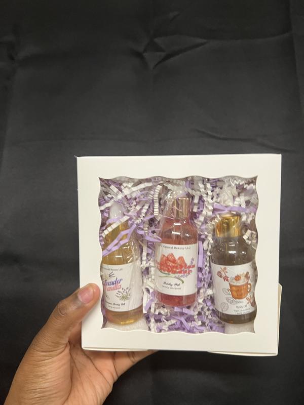 Scented Body Oils Sample Pack Randomly Chosen with or without Glitter