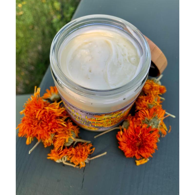 Herbal Lotion Potion Whipped Tallow Body Butter (Skin Repair For Your Face & Body)