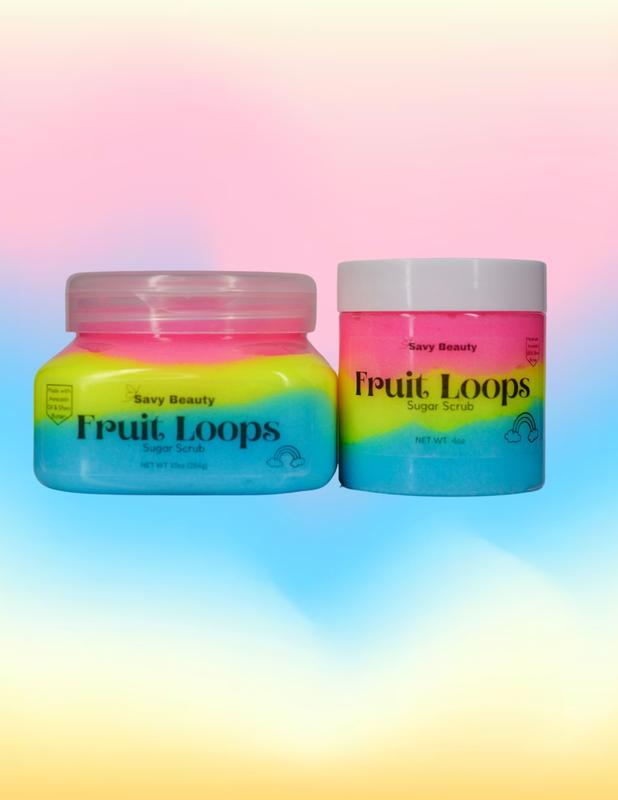 Fruit Loops- Whipped Hydrating Shea Sugar Scrub Body Care Lightweight