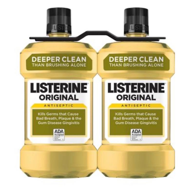 Orginal Listerine Antiseptic mouthwash 2 pk . 1.5L