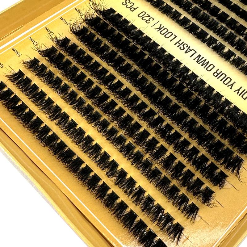 D Curl Mixed Size Individual Eyelash, 1 Set Natural Look Lash Clusters Eyelash Extensions, Self Grafting Eyelash Clusters, False Eyelashes Clusters, Summer Gift, Fall Gift, Boyfriend Gift, Christmas Gift