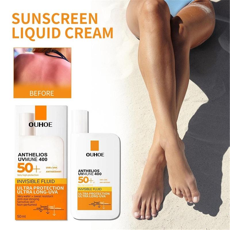 Sunscreen SPF50+ Ultra Protection Invisible Fluid Cream 50ml For all skin types