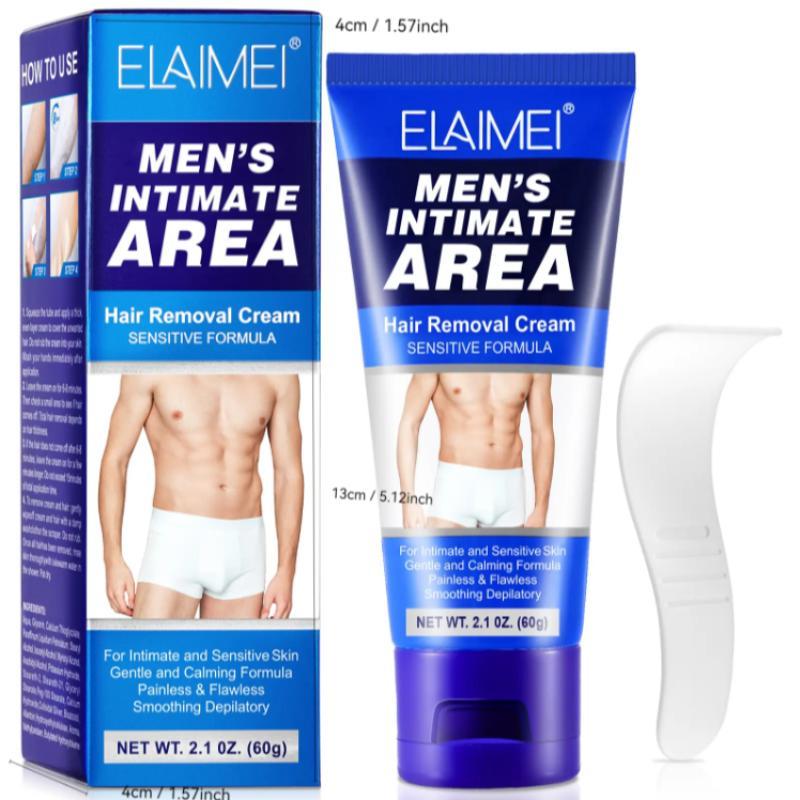 Men's Intimate Area Hair Removal Cream, Gentle Hair Removal Cream For Men, Personal Care Product