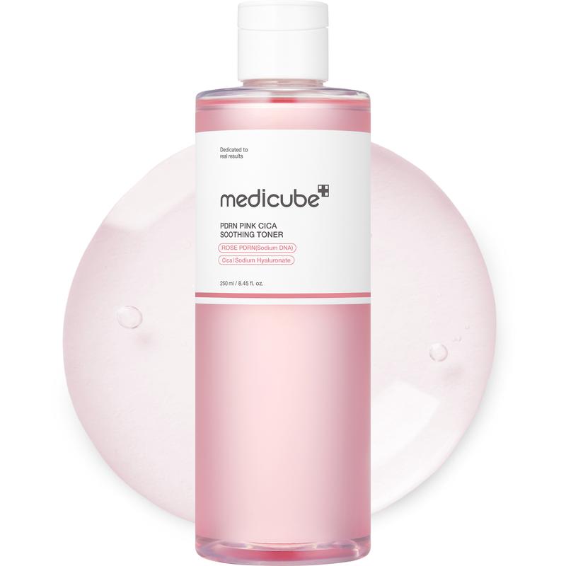 [Medicube Official Shop] PDRN Pink Peptide Toner I Pink Glow Toner for Skin Boosting, Soothing and Calming, Uneven skin tone, Rose PDRN & Peptide & Niacinamide,  Korean skin care (250ml   8.45 fl. oz.)