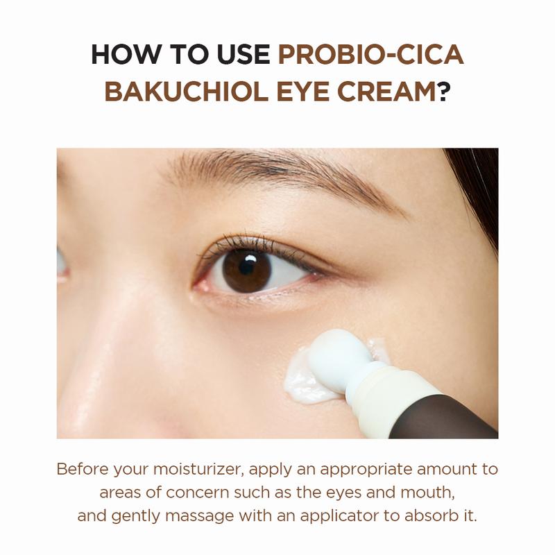 [SKIN1004 Official Shop] Madagascar Centella Probio-Cica Bakuchiol Eye Cream (20ml & 20ml*2) Applicator Daily Soothing Skincare