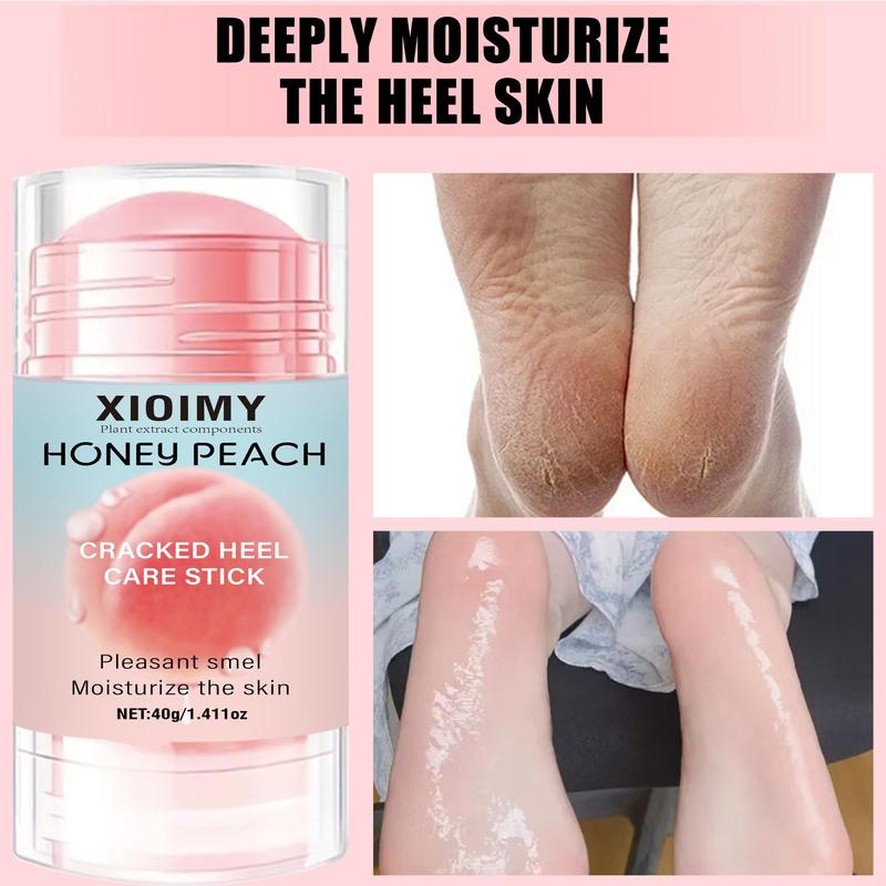 40g Peach Extract Foot Care Stick, Deep Moisturizing Foot Skin Care Stick, Foot Skin Care Product for Women & Men