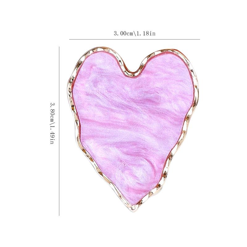 Portable Nail Art Ring Color Palette, Creative Heart Pattern Nail Art Color Mixing Palette, Nail Art Tool For Nail Art