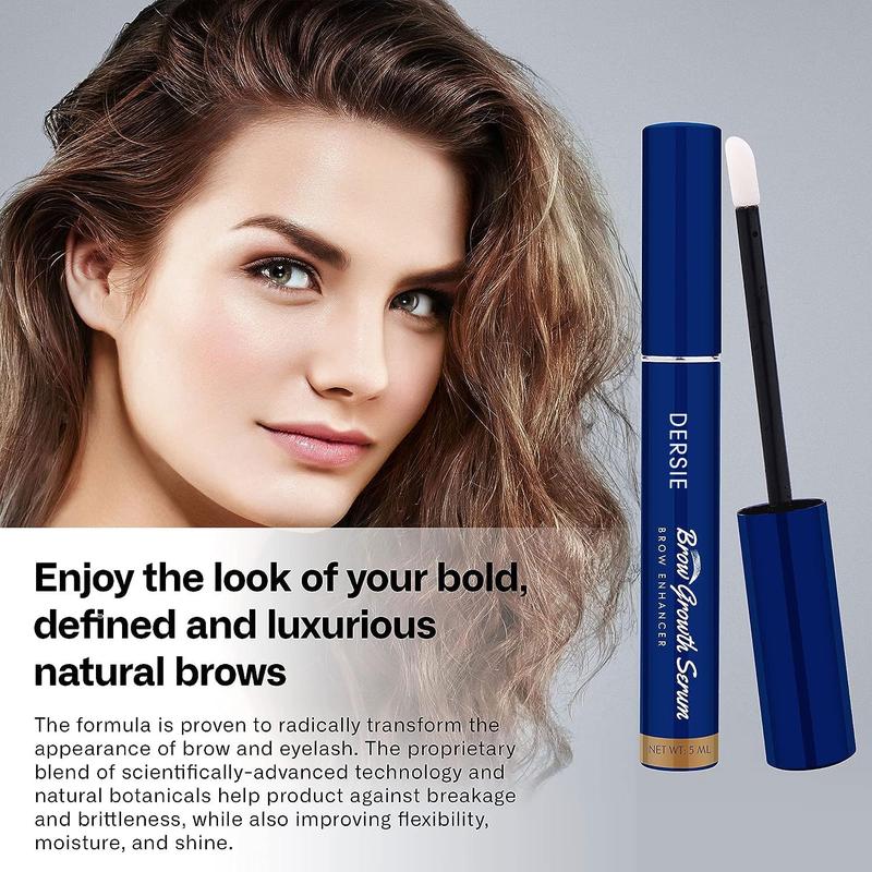 Dersie Rapid Eyebrow Growth Serum: Eyebrow Serum - Eyebrow Serum Growth - for Thicker & Longer Brows (6-Month Supply)