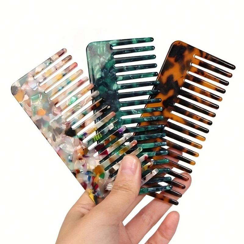 Acetate Hair Comb, 1 Count Portable Hair Styling Comb, Hairdressing Comb, Professional Hair Styling Tool for Women & Men