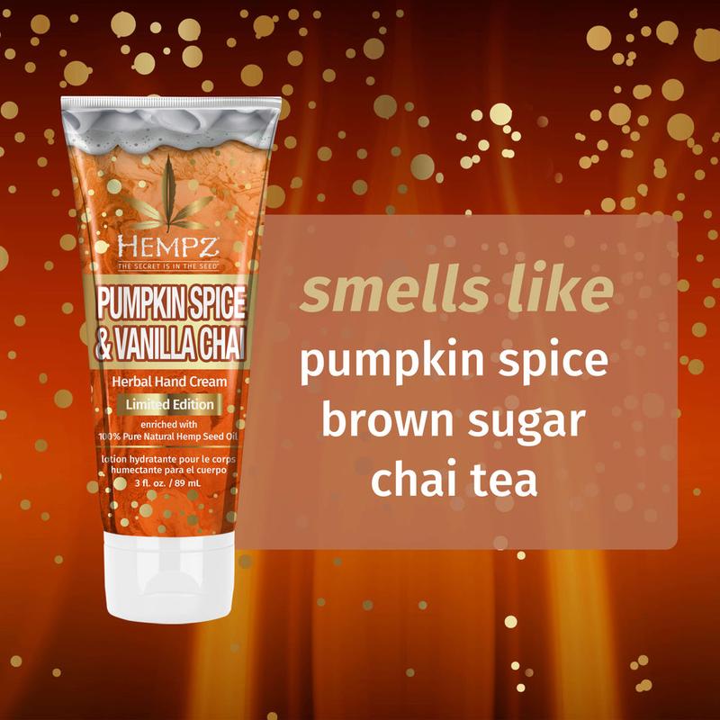 Pumpkin Spice & Vanilla Chai Herbal Hand Cream