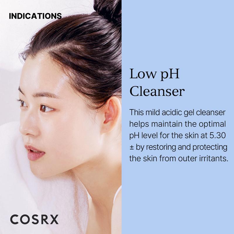 [COSRX OFFICIAL] Low pH Good Morning Gel Cleanser 150ml foaming  facial wash