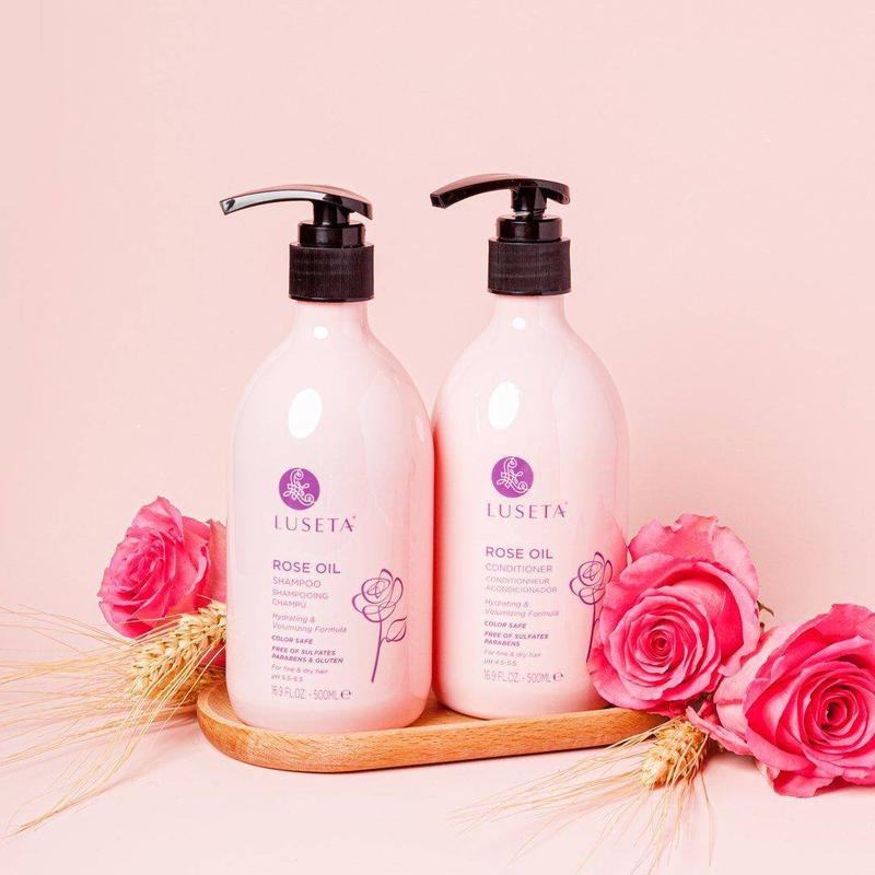 Rose Oil Shampoo & Conditioner Set