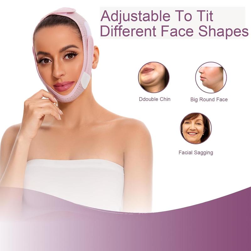 V-Line Mask Double Chin Reducer Strap for sleeping jawline Shaped Face slimming Jaw Exerciser lift tape Women Comfort Skincare Comfort Skincare