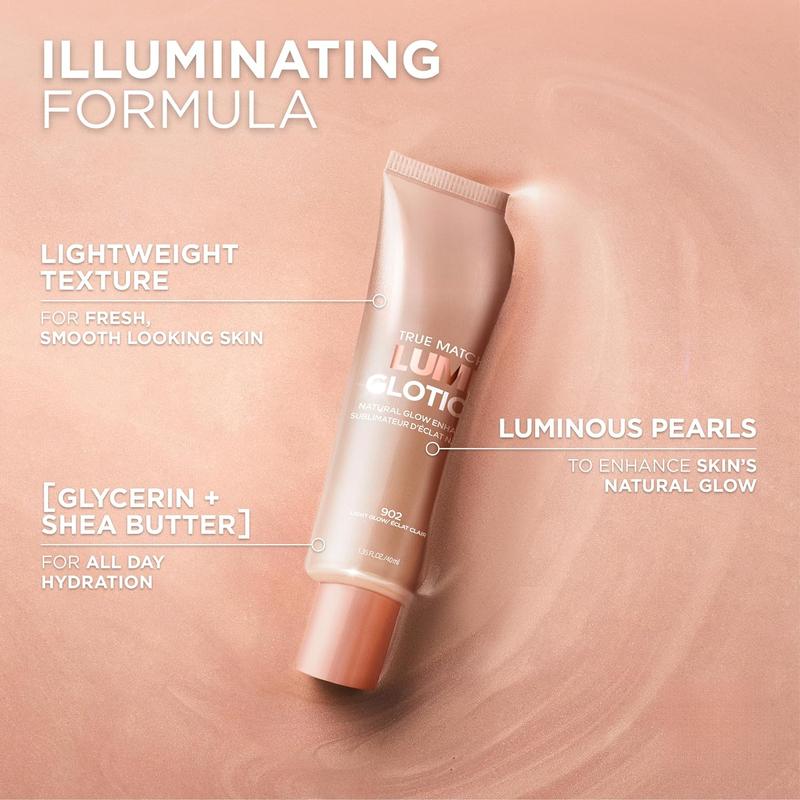 Makeup True Match Lumi Glotion, Natural Glow Enhancer, Illuminator Highlighter, Bronzing Drops For a Sun-Kissed Glow, 903 Medium