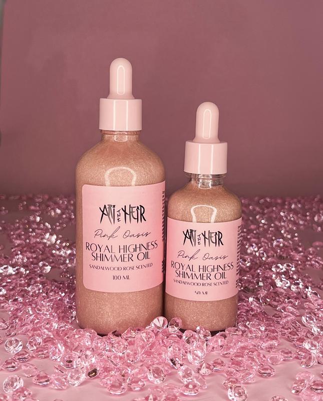 Pink Oasis Shimmer Body Oil