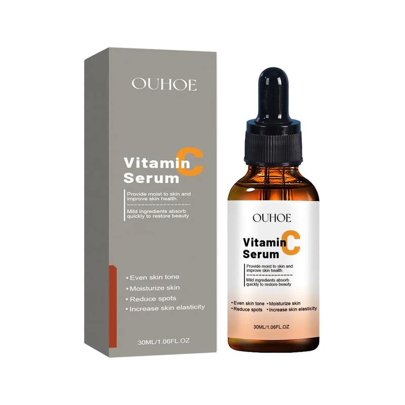 30ml Vitamin C Facial Serum, 1 Count Moisturizing Facial Essence, Even Skin Tone, Skin Care Product for Women & Men, Christmas Gift