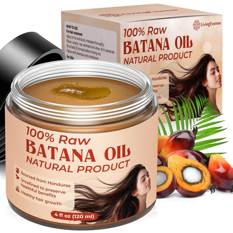 100% Pure Batana Oil for Hair Growth – Natural Hair Thickener for Men & Women, Prevents Hair Loss & Split Ends, Promotes Stronger, Fuller Hair