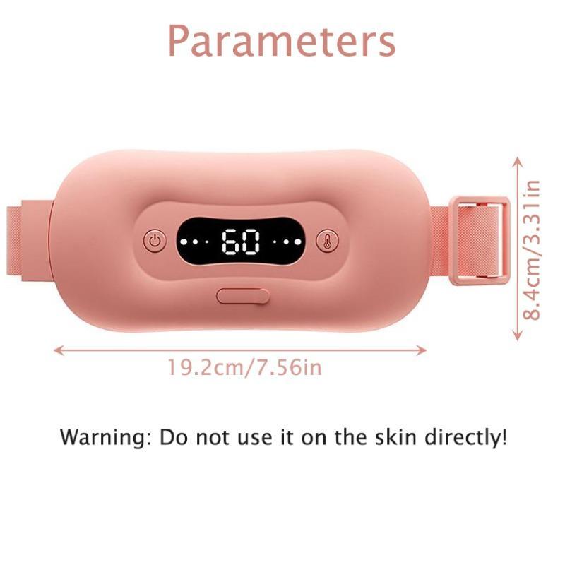 Electric Menstruation Heating Pad, 1 Count Vibration Belly Massage, Hot Compress Uterus Warmer Belt, Heating Waist Belt for Women & Girls