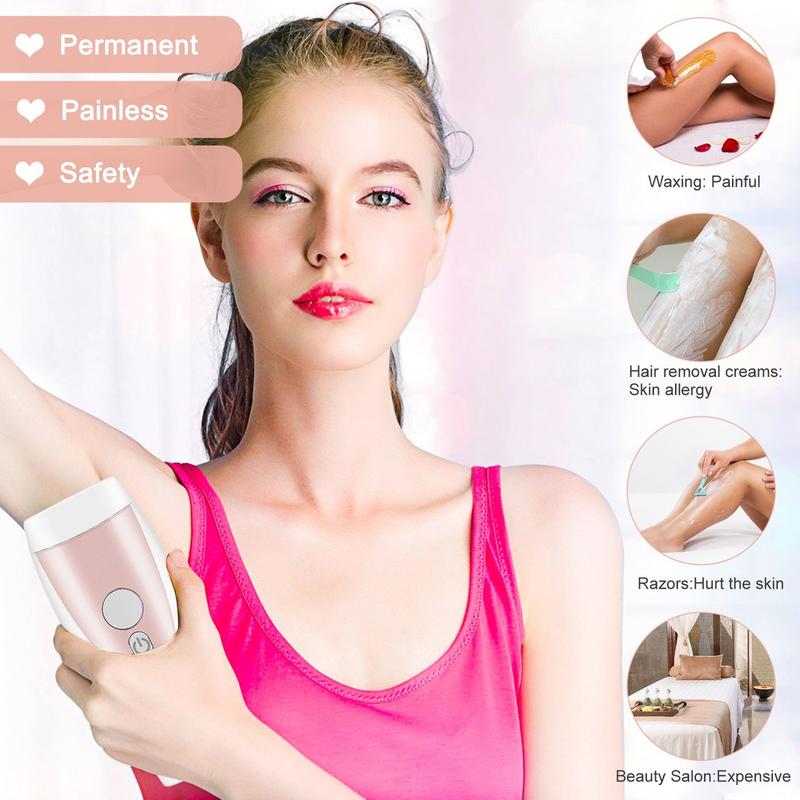 IPL Hair Removal Permanent Painless Laser Hair Removal Device Flashes Painless Hair Reduction System For Face Arms Comfort