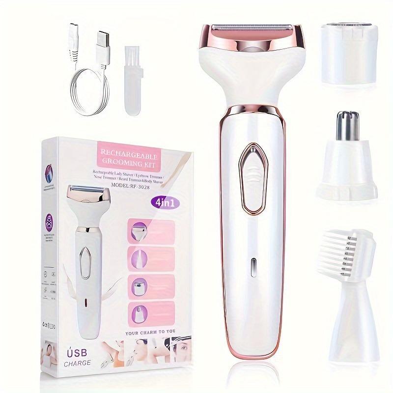 4 in 1 Electric Hair Removal Instrument, 1 Box Electric Hair Removal Machine & Accessories, Personal Care Appliances for Women