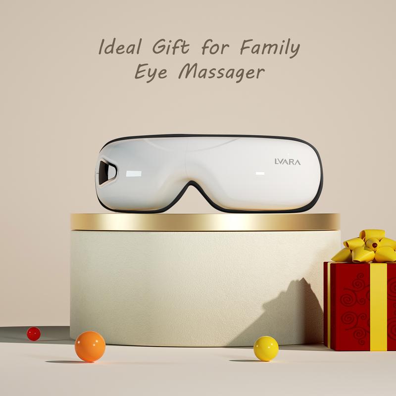 Eye Massager with Heat and Vibration, Bluetooth Music, Relax, Eye Care Device for Eye Strain, Birthday Gift Comfort