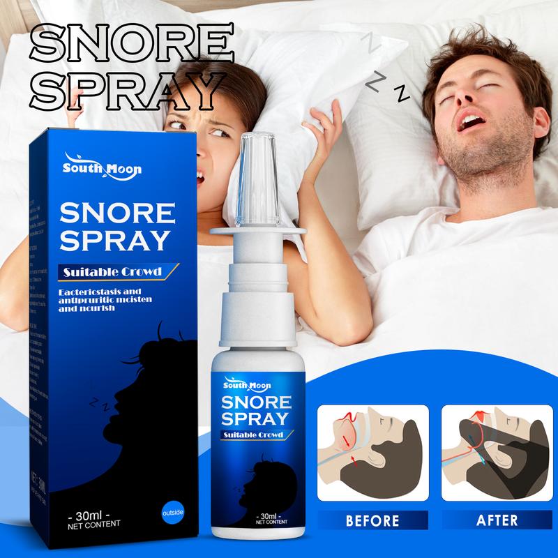 South Moon Snore Spray, Herbal Anti-snore Body Care Nasal Cleaning Spray