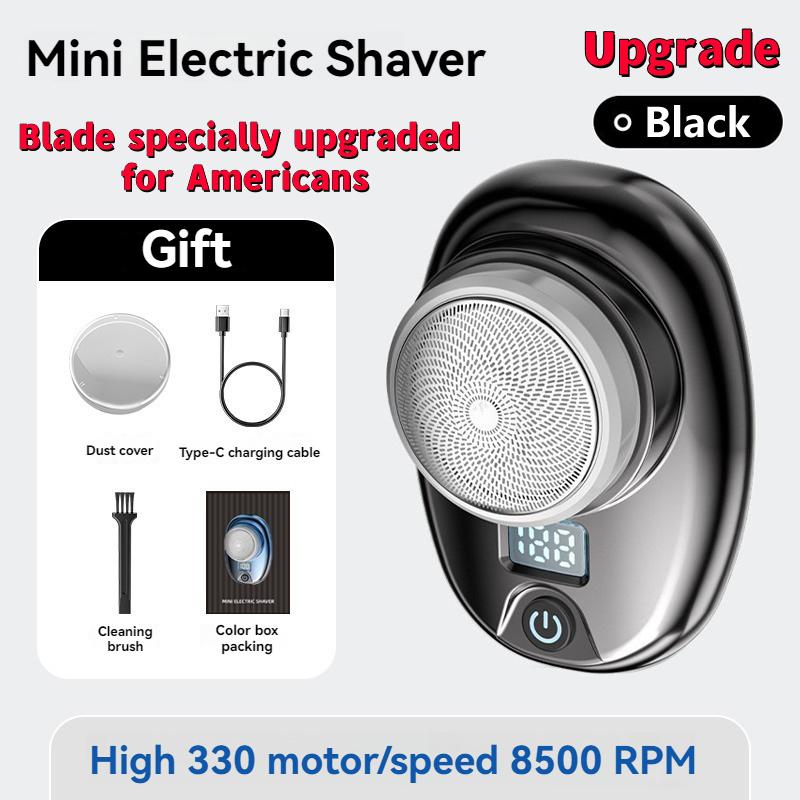 [Long battery life]Men's Mini Electric Shaver - Portable Home Men's Shaver for Travel - Waterproof Digital Shaver with Beard Tracking,Support Tpcy-c