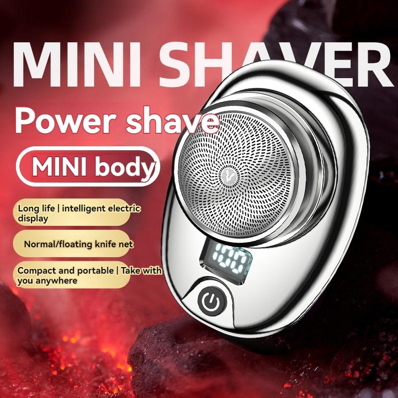 [Long battery life]Men's Mini Electric Shaver - Portable Home Men's Shaver for Travel - Waterproof Digital Shaver with Beard Tracking,Support Tpcy-c