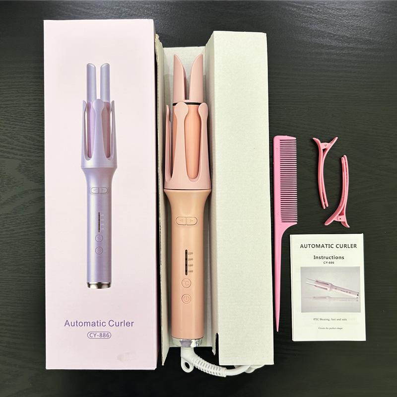 Hair Curler, Automatic Hair Curler with left and right curl, and with adjustable temperature controls.