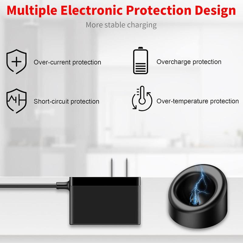 Charging Dock Power Adapter Cord Compatible with Manscaped The Lawn Mower 3.0 2.0 The  Whacker Electric Groin Hair Trimmer, Stand Charging Base for Lawn Mover Male Hygiene Clippers Razor