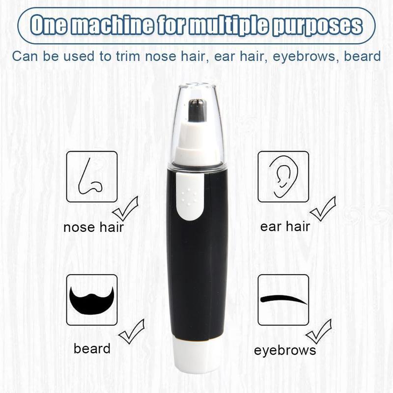 Electric Nose & Ear Hair Trimmer, Electric Eyebrow Trimmer, Versatile Precise and Safe Automatic Face Hair Shaver Beauty Trimmer Facial Hair Removal Tool