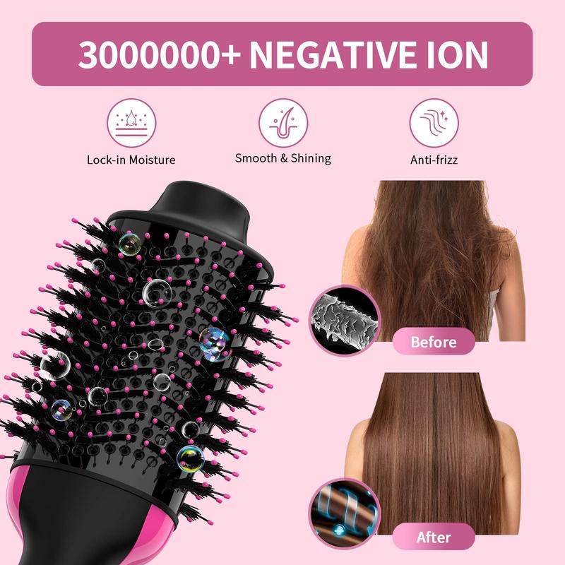 One-Step Volumizer Hair Dryer Brush, Blow Dryer, Portable Straightening Hot Air Brush