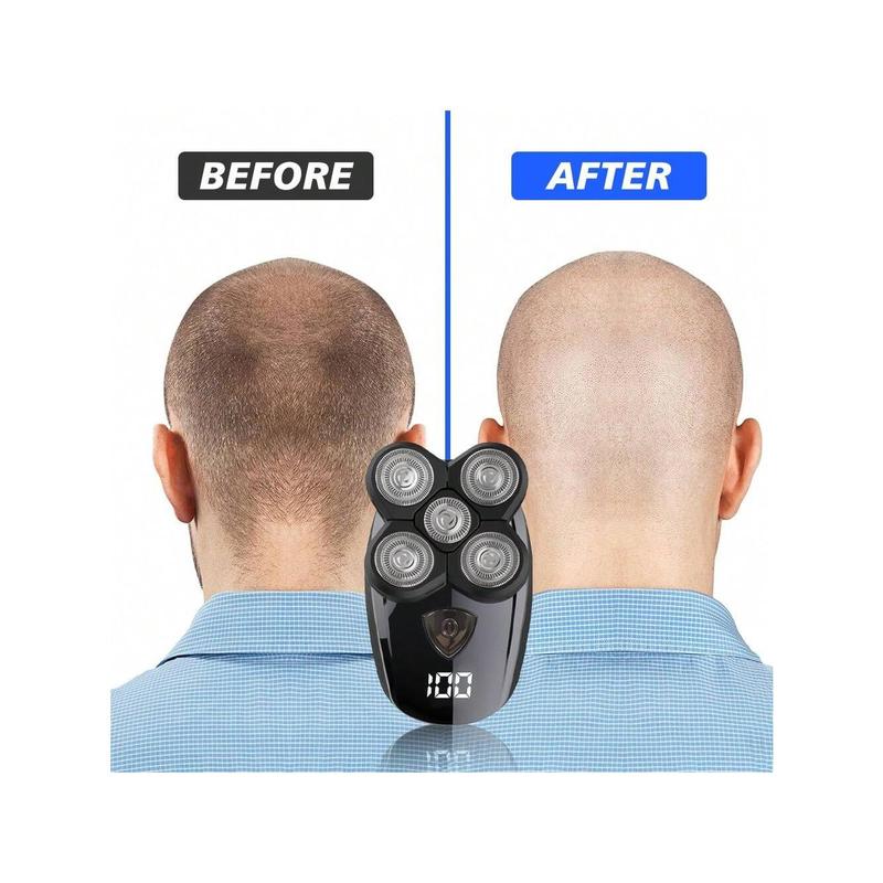 SHGdh Head Shavers For Bald Men, Bald Head Shavers, Electric Shaver Razors, Waterproof Cordless Suitable For Gifts