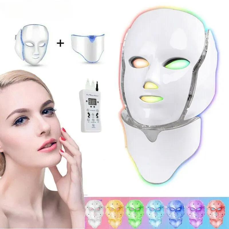 LED Face Mask Light,  Portable and Rechargeable Facial Led Mask Skincare at Home and Travel Use, Skin Care Products