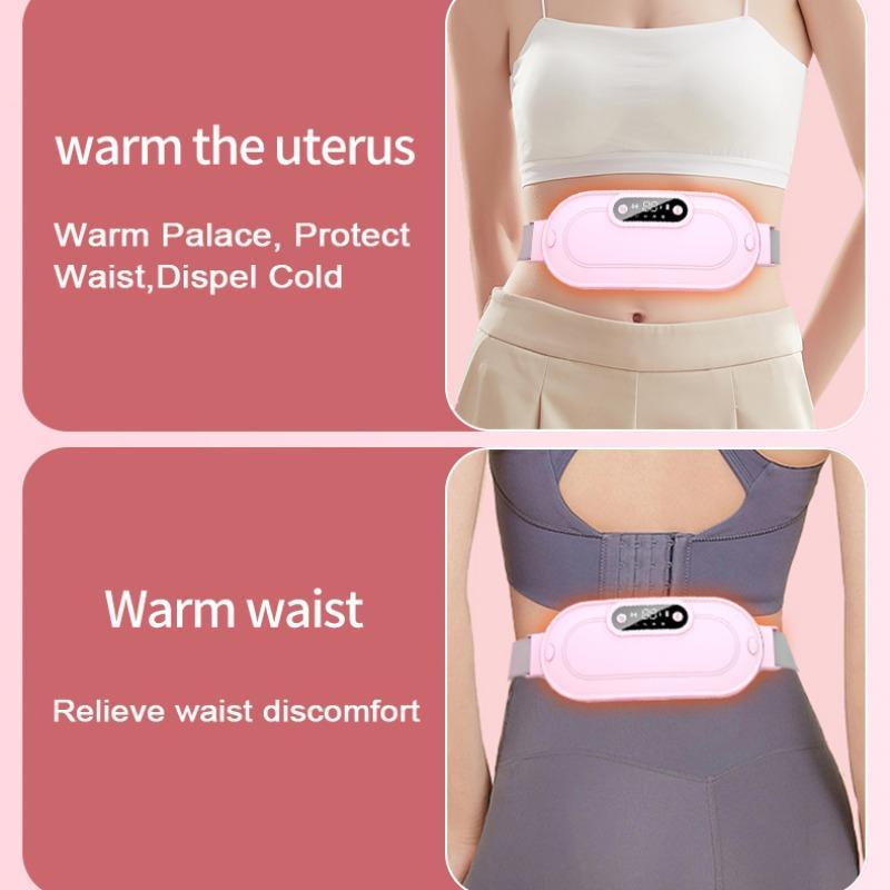 Cramp Simulator Menstrual Heating Pad Smart Uterus Warmer Belt, 1 Count Relief Waist Pain Cramps Vibrating Abdominal Massager Uterus Warmer Waist Massager, Vibrate Plate, Fall Essentials