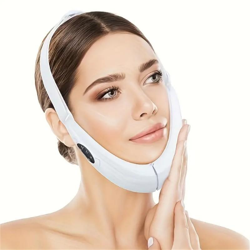 Electric Double Chin Lift Machine, Portable Electric V Face Beauty Instrument, Face Shaping Bandage, Facial Beauty Instrument for Women