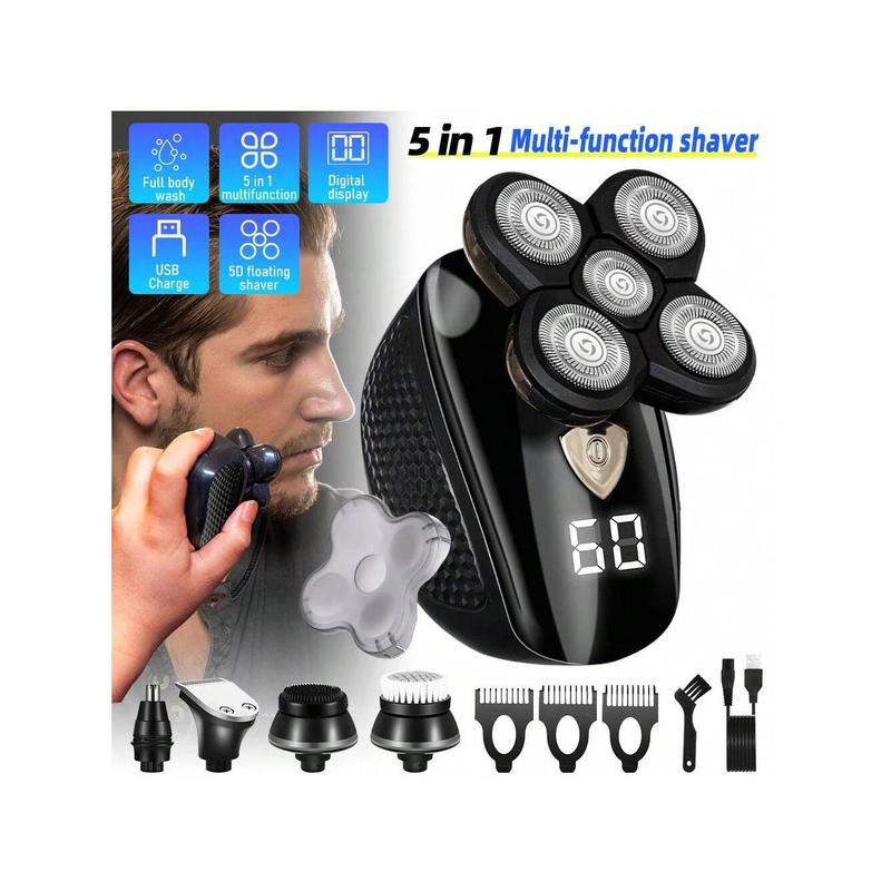 SHGdh Head Shavers For Bald Men, Bald Head Shavers, Electric Shaver Razors, Waterproof Cordless Suitable For Gifts