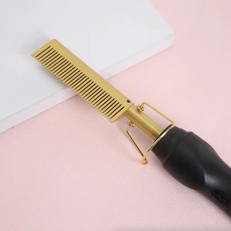 Hair Straightener Comb Pro Electric Beard Straightening Comb Heat Hot Comb Press for Comfortable Styling