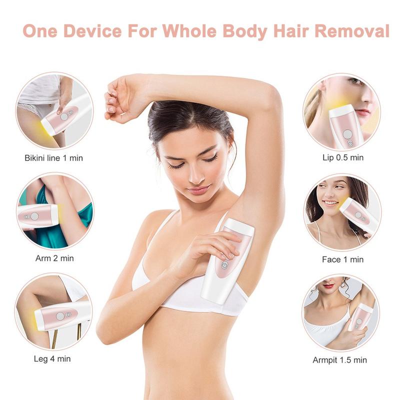 IPL Hair Removal Permanent Painless Laser Hair Removal Device Flashes Painless Hair Reduction System For Face Arms Comfort