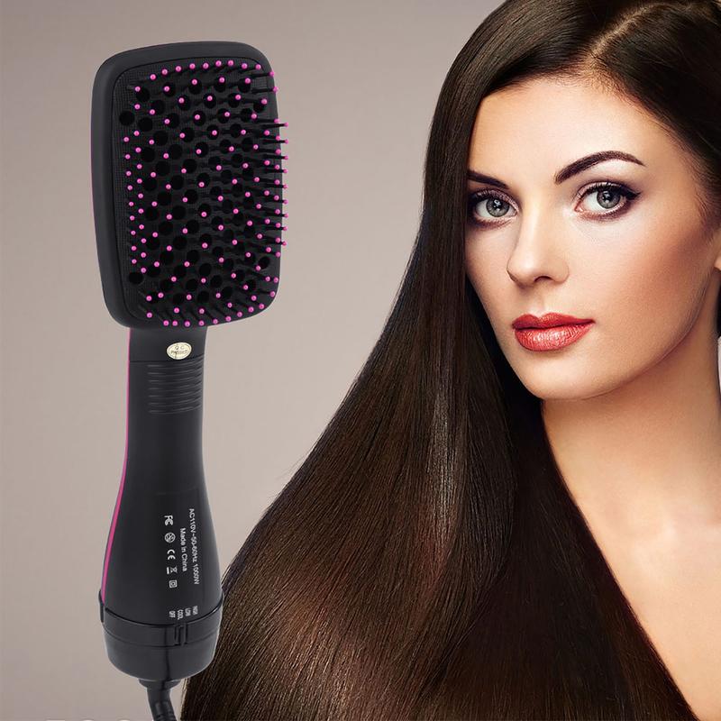 Makeup essential multi-functional comfort practical brush，110V 2 in 1 Multifunctional Anion Hair Dryer Brush Comb Styler Hairdressing Tool US Plug Hairdressing Comb for Home,